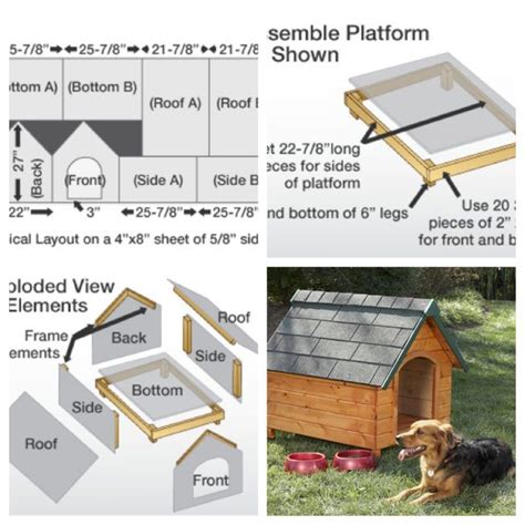 how to build a metal dog house|diy outdoor dog house plans.